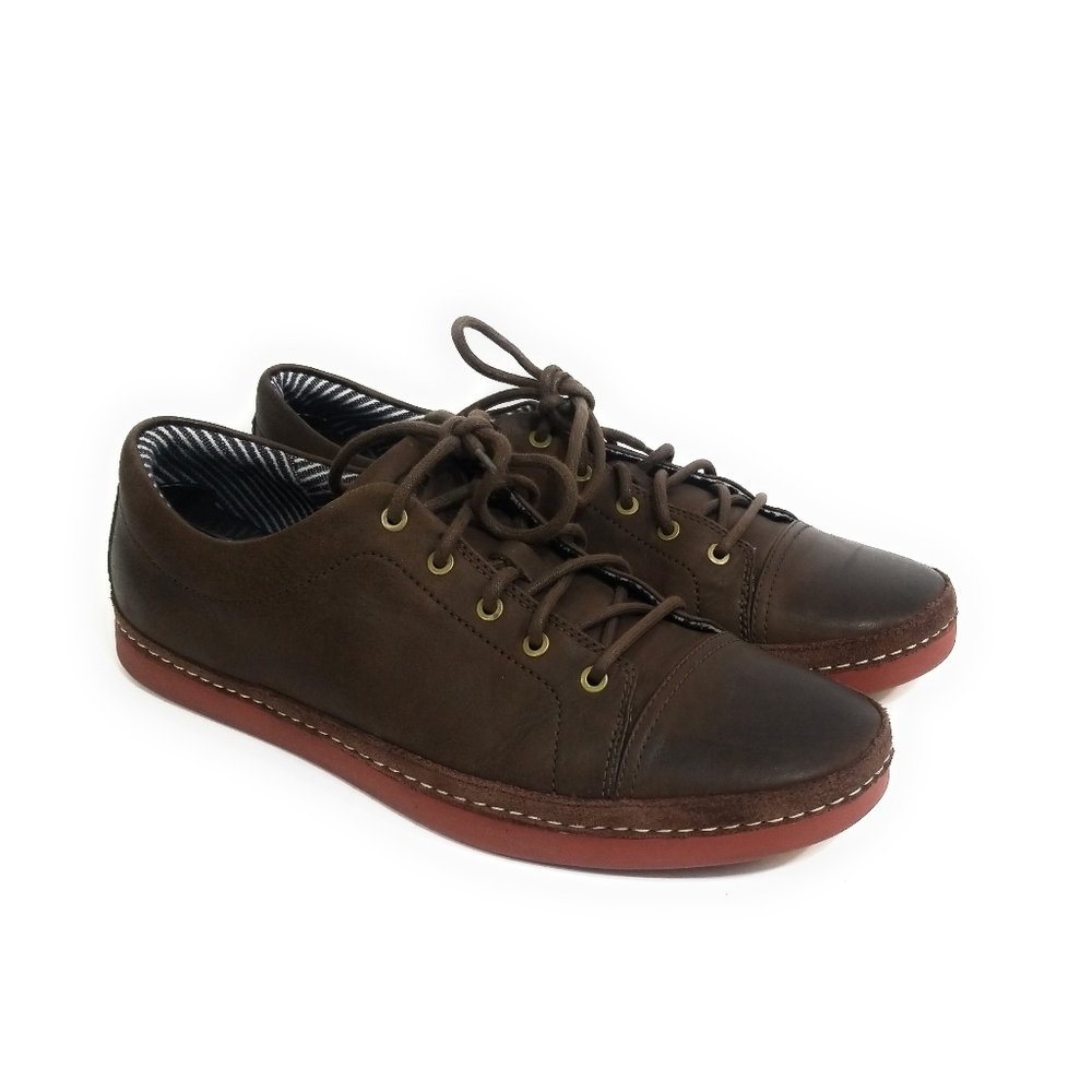 UGG Duncan Bay Mens Leather Low Top Shoes Size 12